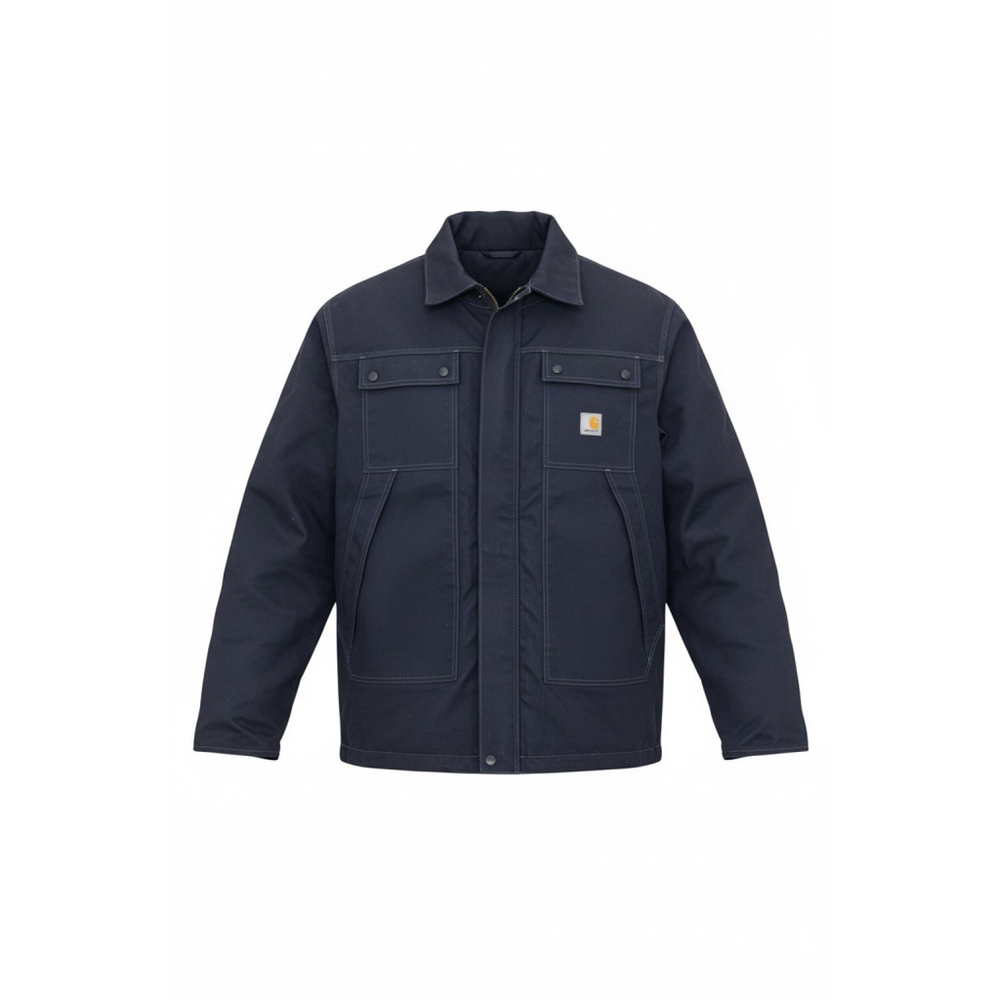 Carhartt Men's Fire Resistant Full‎ Swing Jacket Duck Navy XLT 102182-410 NWT
